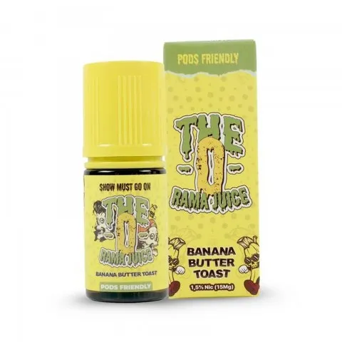 THE O RAMA TOAST BANANA BUTTER SALTNIC 30ML BY PODA X FATRIIO